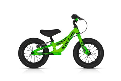 Odrážadlo KELLYS KITE RACE Neon Green s brzdou