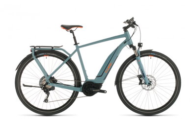 CUBE TOURING HYBRID EXC BLUE ORANGE  2020