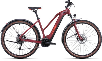 CUBE  NURIDE HYBRID PERFORMANCE TRAPEZE 625 ALLROAD DARKRED 2022