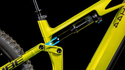 CUBE STEREO HYBRID ONE44 HPC RACE 800 FLASHLIME BLUE 2025