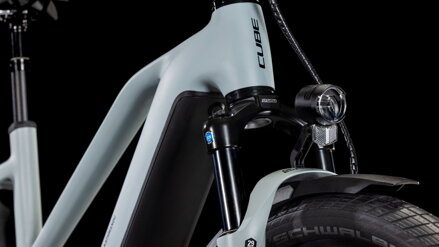 CUBE KATHMANDU HYBRID EX 800 HAZE BLACKA TRAPEZE 2025