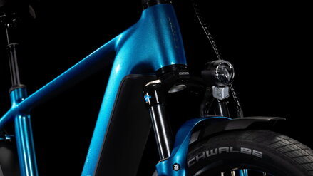 CUBE KATHMANDU HYBRID EX 800 ELECTRICBLUE CHROME 2025