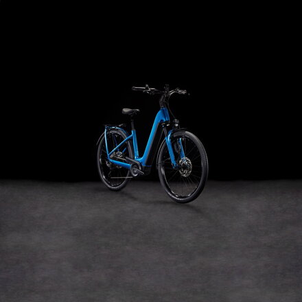 CUBE KATHMANDU HYBRID EX 800 ELECTRICBLUE CHROME EASY ENTRY 2025