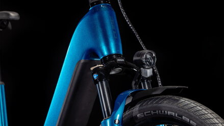 CUBE KATHMANDU HYBRID EX 800 ELECTRICBLUE CHROME EASY ENTRY 2025