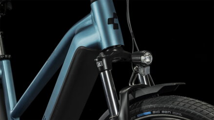 CUBE KATHMANDU HYBRID ONE 750 BLUE BLACK TRAPEZE 2024