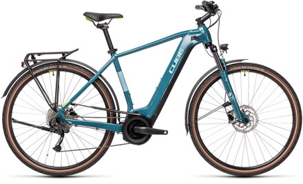 CUBE  TOURING HYBRID ONE BLUE GREEN 500 2021