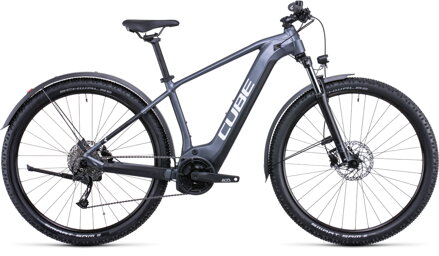 CUBE REACTION HYBRID PERFORMANCE 625 ALLROAD METALLICGREY WHITE