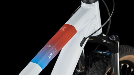 CUBE AIM SLX WHITE BLUE RED 2023