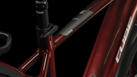 CUBE TOURING HYBRID EXC 625 RED WHITE 2023
