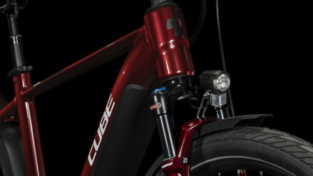 CUBE TOURING HYBRID EXC 625 RED WHITE 2023