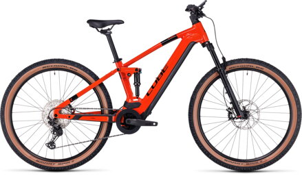 CUBE STEREO HYBRID 120 RACE 750 SPARKORANGE BLACK 2023