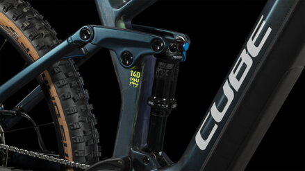 CUBE STEREO HYBRID 140 HPC SLX 750 GOBLIN YELLOW 2024