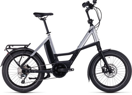 CUBE COMPACT SPORT HYBRID 500 BLACK POLARSILVER 2023