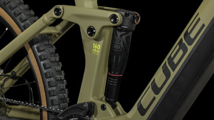 CUBE STEREO HYBRID 160 HPC RACE 625 27.5 OLIVE GREEN 2023