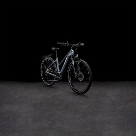 CUBE TOURING HYBRID ONE 500 GREY WHITE TRAPEZE 2024