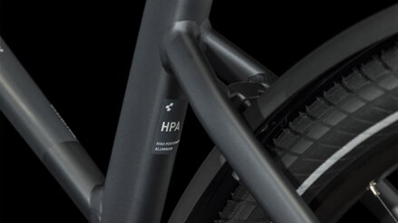 CUBE TOURING HYBRID ONE 500 GREY WHITE TRAPEZE 2024