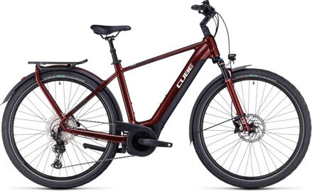 CUBE TOURING HYBRID EXC 625 RED WHITE 2023