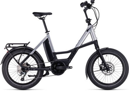 CUBE COMPACT SPORT HYBRID 500 BLACK POLARSILVER 2023